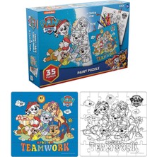 PW7930 Paw Patrol Boyamalı Puzzle 35 Parça