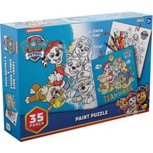 PW7930 Paw Patrol Boyamalı Puzzle 35 Parça