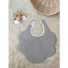 Bibs and More Sıvı - Leke Geçirmez Bulut Model Mama Önlüğü Gri