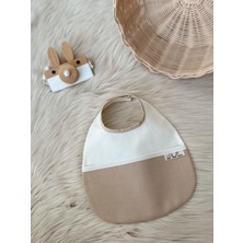 Bibs and More Sıvı - Leke Geçirmez Mama Önlüğü Bej-Krem