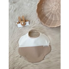 Bibs and More Sıvı - Leke Geçirmez Bulut Model Mama Önlüğü Petrol Mavisi