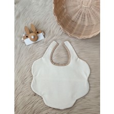 Bibs and More Sıvı - Leke Geçirmez Bulut Model Mama Önlüğü Petrol Mavisi