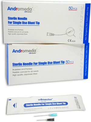 Andromeda Unimaster Dolgu Kanülü 23g 38mm 50 Adet