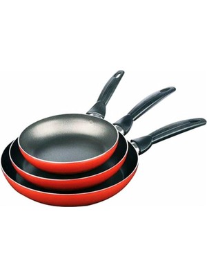 Mehtap 3'lü Tava Seti 18+22+26 cm