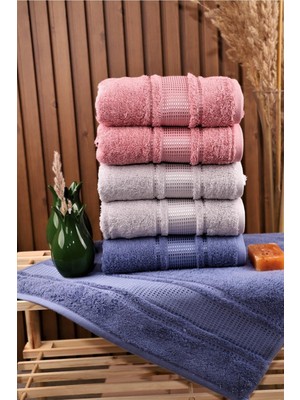 Özdilek 6'lı Pamuklu Su Emiciliği Yüksek El Yüz Havlusu 50*90 Yumuşak Yapı ile Bebekler İçin