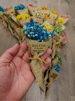 Mg Art Decor Küçük Çiçek Buketi Nişan Söz Kına 25 Adet