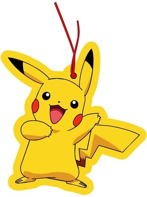 Odaburada Pokemon Pikachu Tasarımlı Dekoratif Oto Kokusu ve Aksesuarı