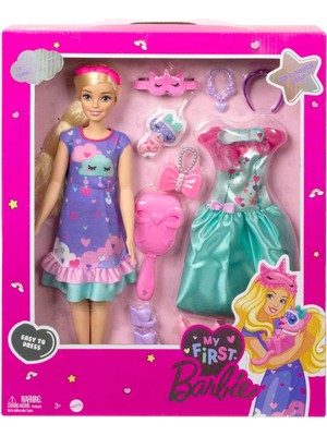 Ilk Barbie Bebeğim - Delüks Bebek HMM66