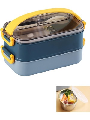 Vagonlife Bento Lunch Box Ofis-Okul Için Yeni Nesil Sefer Tası -Çorba Kaseli Model-Paslanmaz Çelik