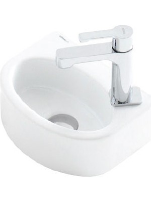 Güral Vit 23 cm x 30 cm Puzzle Lavabo