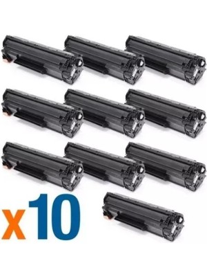 Redline Hp CF283A 83A Siyah Muadil Toner M225 10'lu Paket