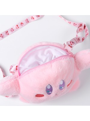 Zizi Karikatür Sevimli Peluş Çanta Kirby Crossbody Çanta (Yurt Dışından)