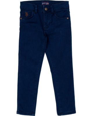 U.S. Polo Assn. Kız Çocuk Lacivert Jean Pantolon 50272329-DN0029