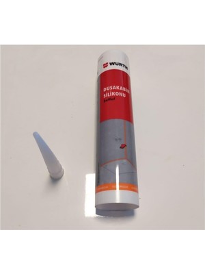 Würth Duşakabin Silikonu Şeffaf 310 ml Kristal Cam Özellikli Krom Malzeme ile Dayanıklı