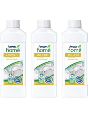 Amway Home Dish Drops Konsantre Sıvı Bulaşık Deterjanı 3'lü Set