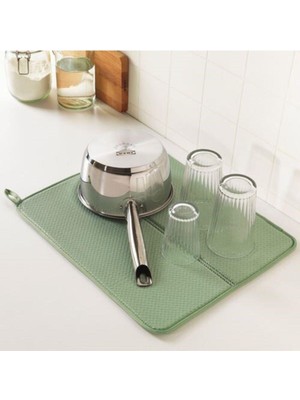 IKEA Nysköljd Yeşil Bulaşık Kurutma Örtüsü