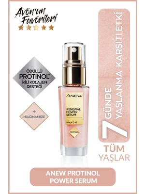 Avon Anew Renewal Power Serum 30 ml Protinol Teknolojisi ile Tüm Cilt Tiplerine Uygun
