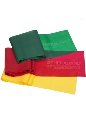 Thera-Band Thera-Band Egzersiz Bandı 1.5 Metre Set Başlangıç Seviye