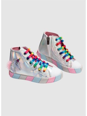 Casabony Unicorn Hologram Yandan Dikişli  Kız Sneakers