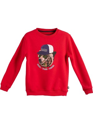 Bad Bear Rebel Crewneck Çocuk Sweatshirt - 23.06.12.002