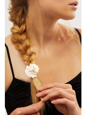 New Obsessions Çiçek Detaylı Lastik Toka Seti 2'li Paket