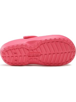 Crocs Classic Lined Clog Unisex Sandalet 203591-6VZ Pembe