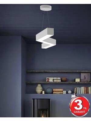Hegza Lighting Gabbiano - Ledli Modern Sarkıt Linear LED Avize Salon Mutfak Oturma Odası Yatak Odası Antre Hol LED