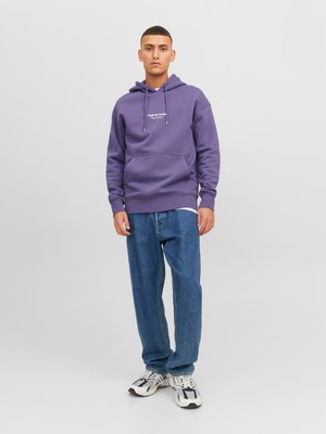 Jack & Jones Kapüşonlu Göğüs Baskılı Sweatshirt - Vesterbro