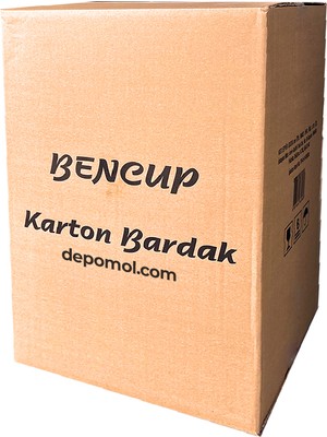 Bencup 7 Oz Karton Bardak 3000'li Koli Standart Baskı ile Ekonomik Kullan At Ürünler