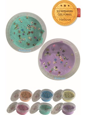 Hayvan Figürlü Slime 2 Kutu Ele Yapışmayan Slaym Pofuduk Sılaym Oyun Jeli