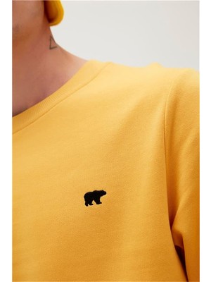 Bad Bear Presage Crewneck Sarı King Size Erkek Sweatshirt