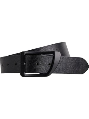 Bad Bear Tail Belt Siyah Deri Erkek Kemer