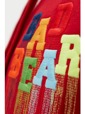 Bad Bear Rainbow Hoodie Erkek Kırmızı Sweatshirt 23.02.12.005-C54