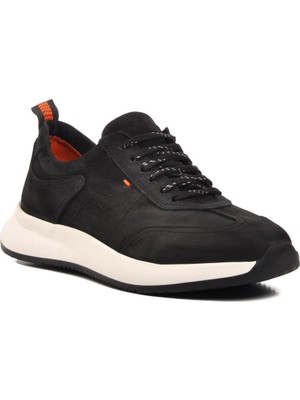 Ayakmod 232240-1 Siyah Nubuk  Deri Erkek Casual Ayakkabı