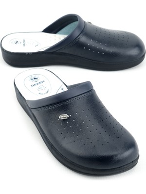 Gezer Yazlık Sabo Erkek Terlik Koyu Lacivert Yaz Sezonu İçin Rahat ve Şık Tasarım