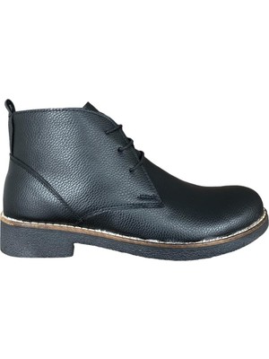 Liger Klasik Bağcıklı Bilekte Erkek Bot SİYAH