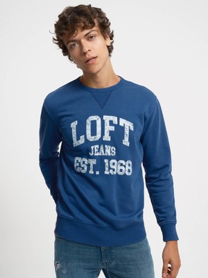 Loft Erkek Sweatshirt Indigo LF2032173