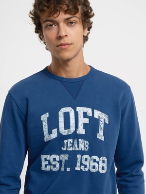 Loft Erkek Sweatshirt Indigo LF2032173