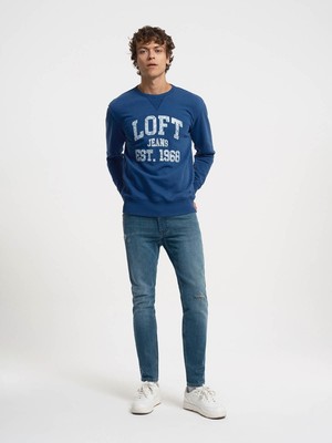 Loft Erkek Sweatshirt Indigo LF2032173