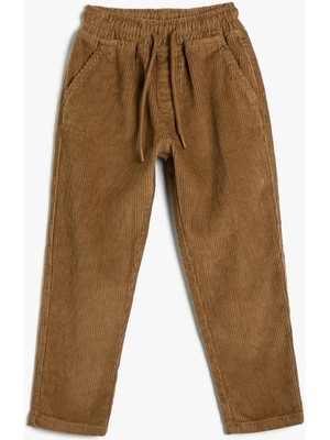 Koton Erkek Çocuk Pantolon Taba 4WKB40015TW