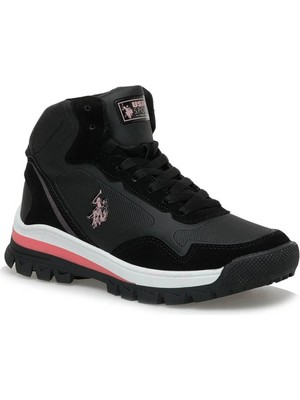 U.s. Polo Assn. Kadın Bot & Bootie Siyah-Pembe 101392005 Sagan Hı Wmn 3pr