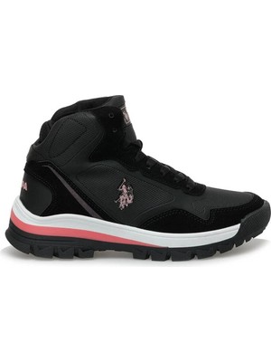 U.s. Polo Assn. Kadın Bot & Bootie Siyah-Pembe 101392005 Sagan Hı Wmn 3pr