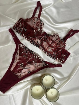 Madame Blume Lingerie Cheerful Balenli Bralet Takımı