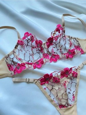 Madame Blume Lingerie - Blume Balenli Bralet Takımı