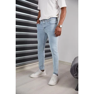 Jack Caprio Mavi Kot Pantolon Slim Fit Likralı Renk Solması Yapmaz Yüksek Kaliteli Jeans Kot Pantolon