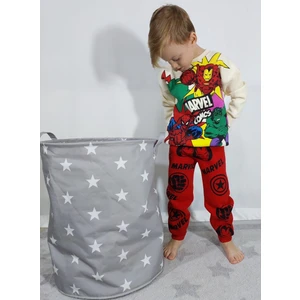 Miniko Kids Erkek Çocuk Marvel Modelli 3 Ip Şardonlu Eşofman Takımı