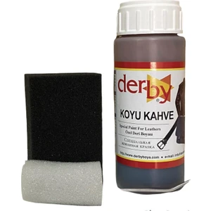 Koyu Kahverengi Deri Mont Ayakkabı Boyası