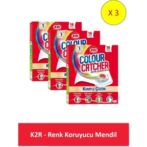 K2R Renk Koruyucu Mendil 10'lu 3lü