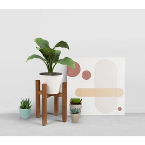 EKS Ticaret Sofisbazaar Ofisbazaar Mini Ahşap Çiçeklik