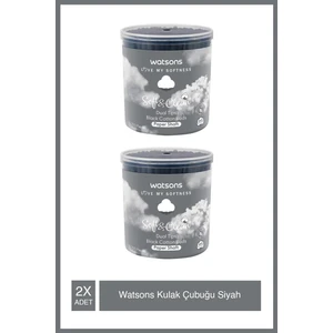 Siyah Pamuklu Kulak Çubugu x 2 Adet